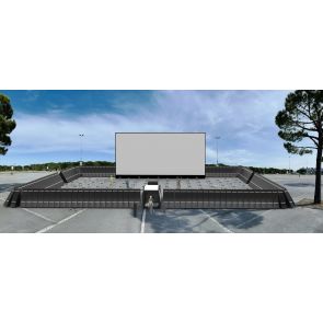 NOLEGGIO ARENA GONFIABILE COMPLETA