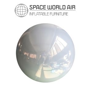 NOLEGGIO SFERA PVC MIRROR COLORE BIANCO PERLA